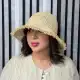 کلاه ساحلی رافیا لبه ریش