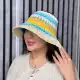 کلاه ساحلی رافیا رنگی